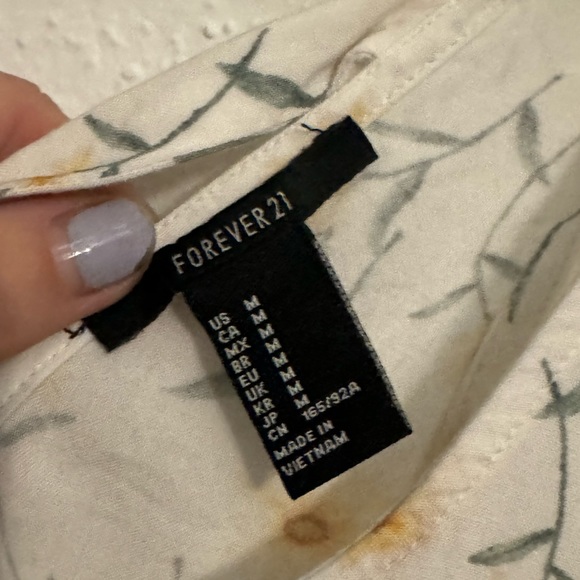 Light weight sunflower tank top with cross back - Picture 3 of 3